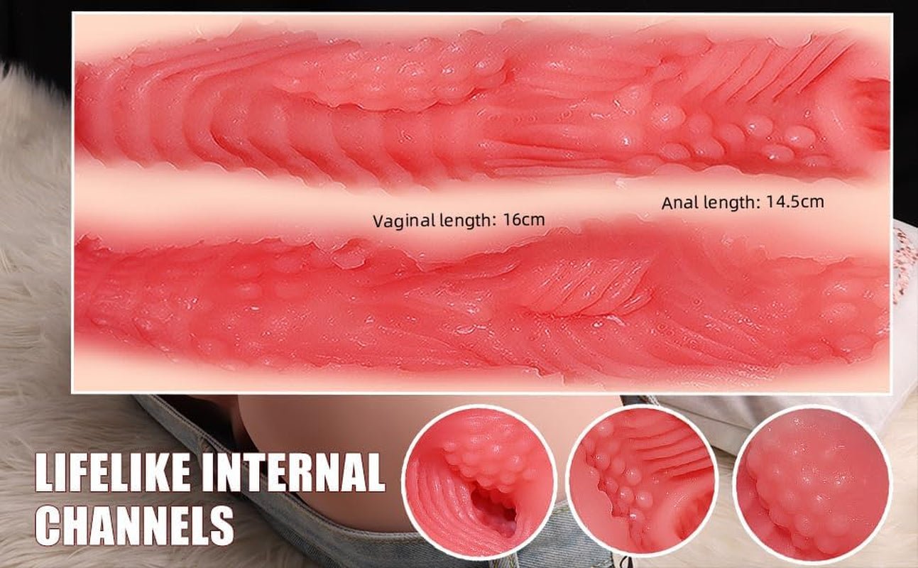 SpineFlex 3-in-1 Torso Stroker Dual Channel Sex Doll