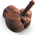 ObsidianFlex Black Male Sex Doll Torso 6.3in Dildo 9.7LB