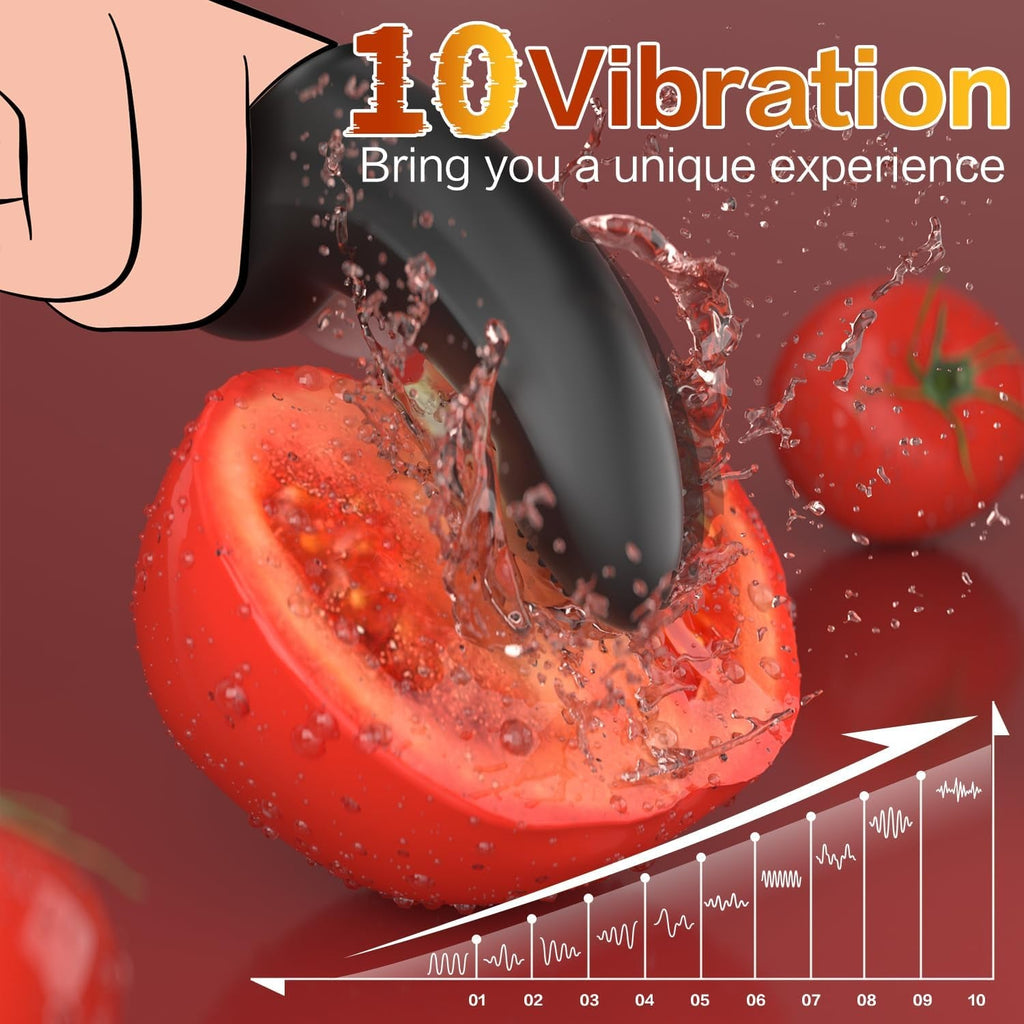 NoirTouch Finger Vibrator 10 Modes Waterproof Quiet Black