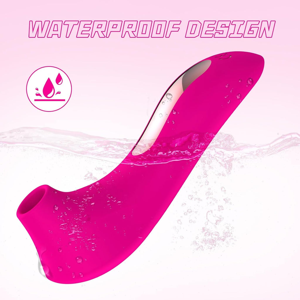 RoselleVibe Rose Vibrator Wand 10 Modes Waterproof Quiet