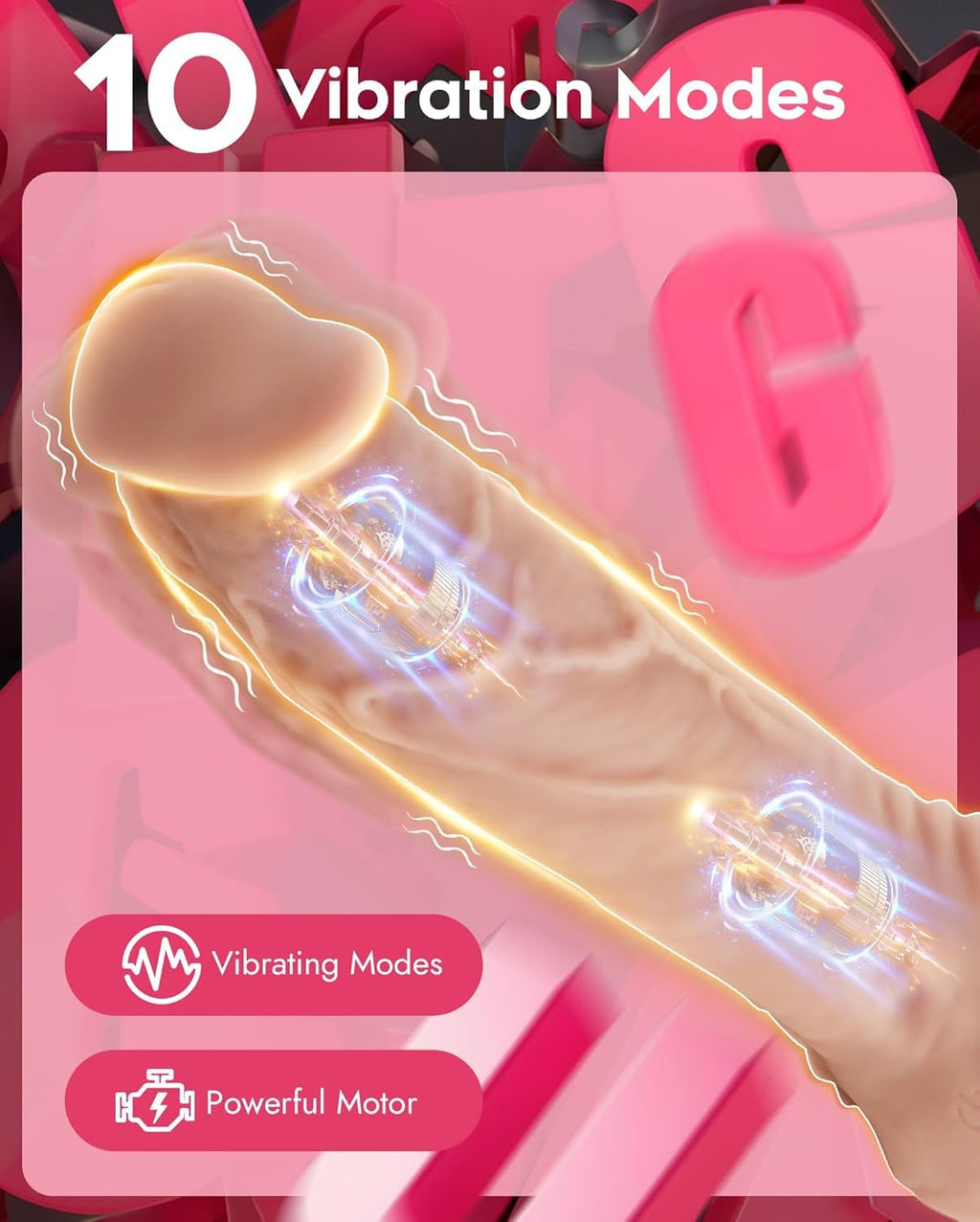 VibeFusion Double Strap-On Dildo Set Remote Control