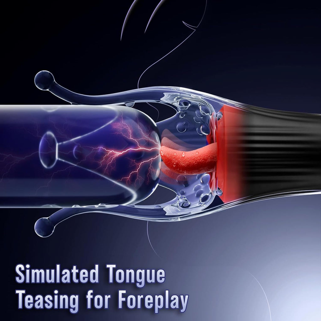 LushTentacle Training Licking Vibrator 10 Modes Sleeve