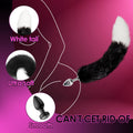 DualPlay Remote Vibrating Plug & Fox Tail Anal Set