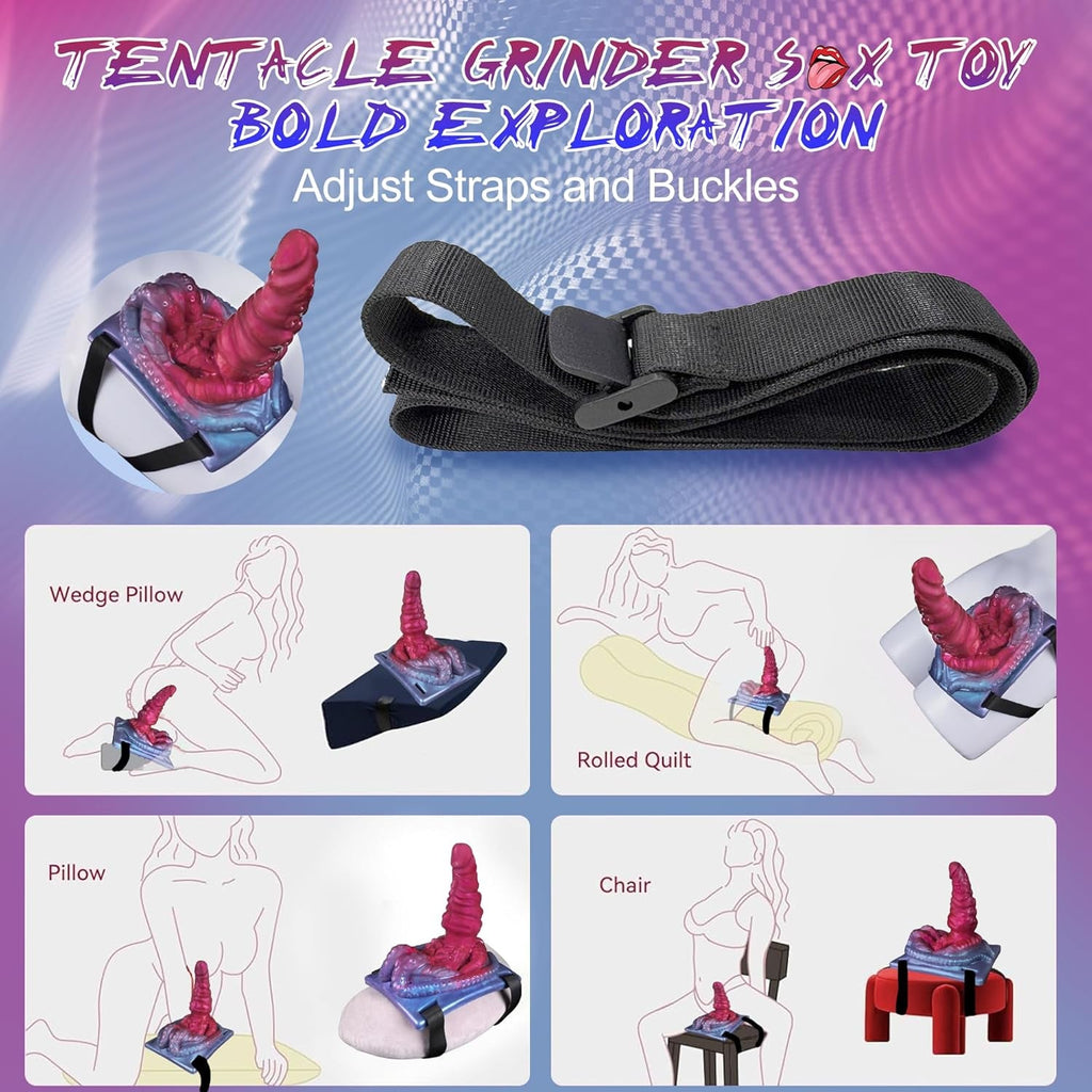 TentaraX Tentacle Riding Vibrator 10 Modes Remote