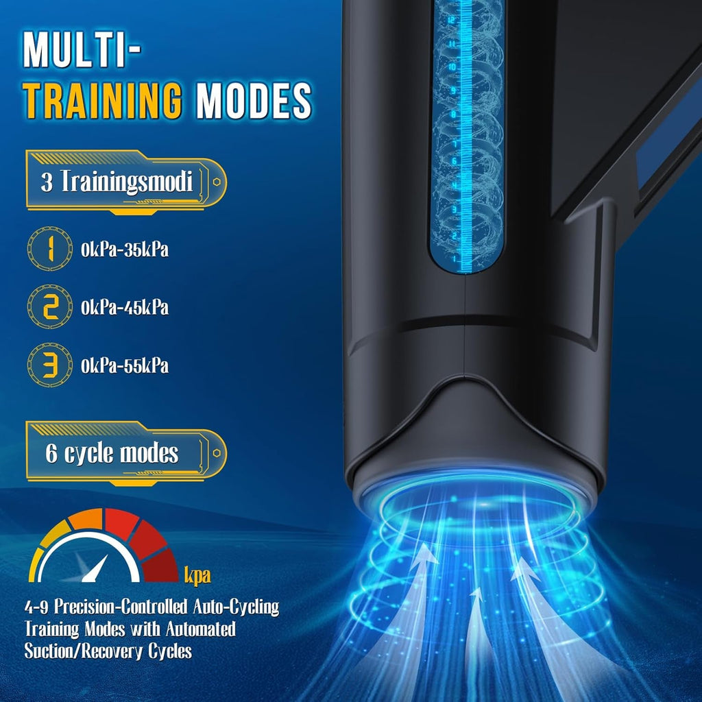 AquaPulse Penis Pump 9 Modes Waterproof Trainer