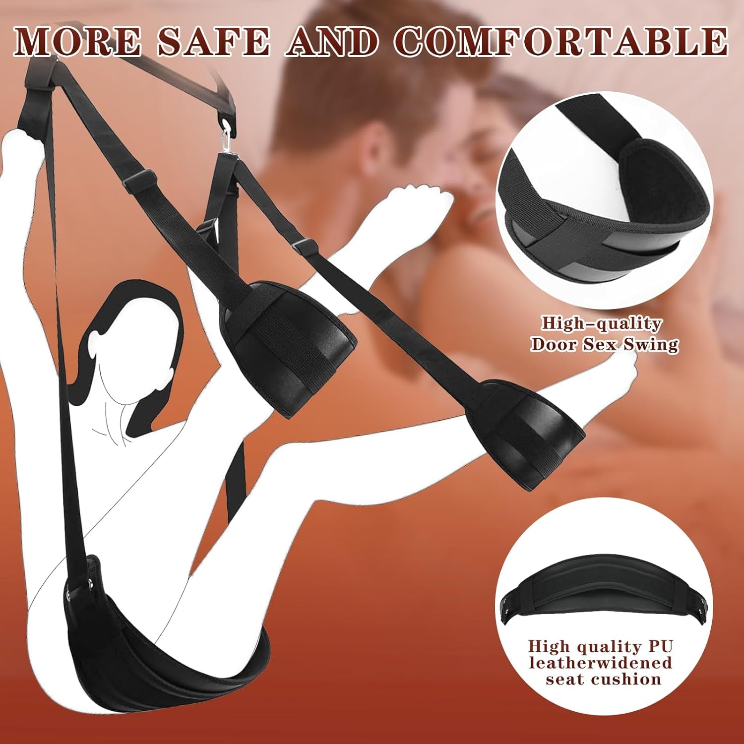 TriVanta 360° Ceiling & Door Sex Swing Kit
