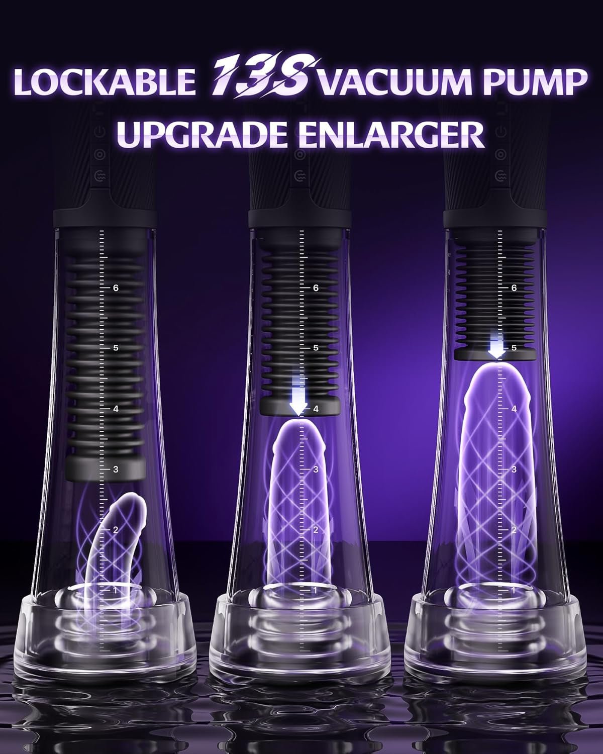 ApexPulse AI Male Masturbator 3 Sleeves Suction Pump