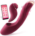 CommandHeat 6-in-1 App-controlled Vibrator Set with Thrusting & Tapping