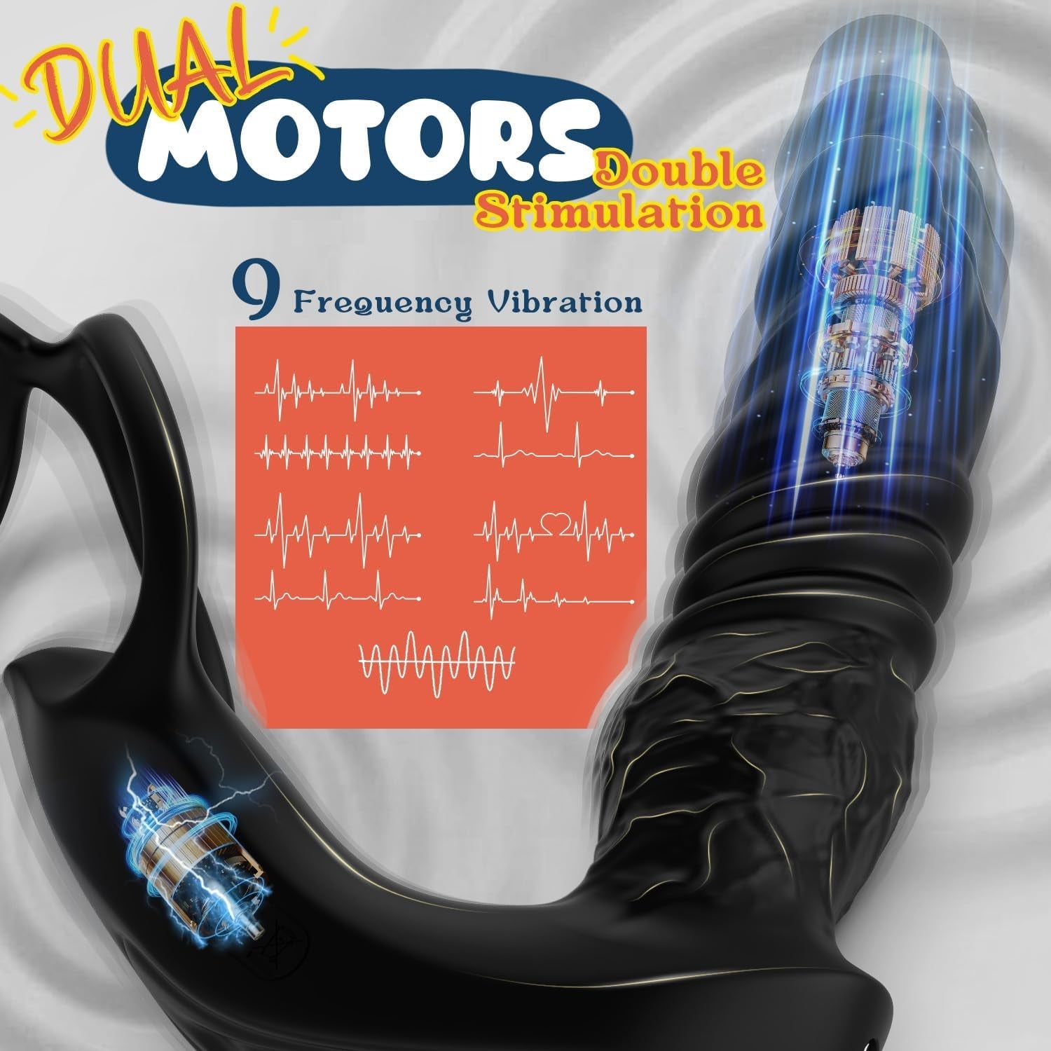 MaxThrust Thrusting Prostate Massager Cock Ring App Remote