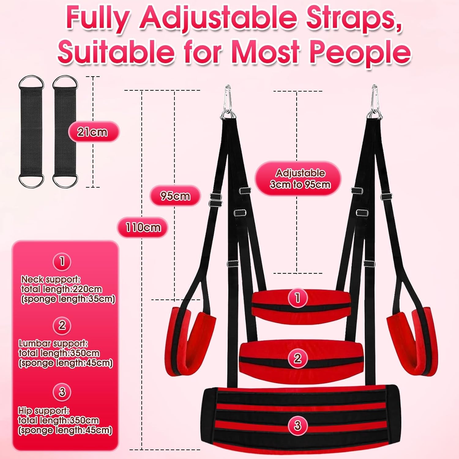 AeroBound Adjustable BDSM Sex Swing for Couples