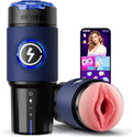 SynchroHeat AI App Thrusting Heated Pocket Pussy Stroker