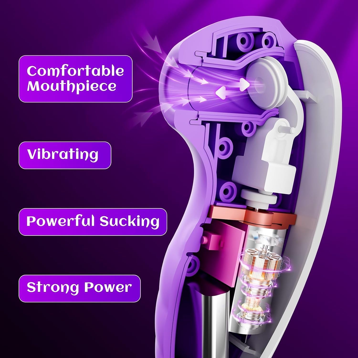 VelnariX Clit Sucker Wand 7 Modes Quiet Waterproof