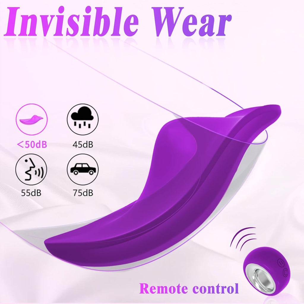 WhisperRose Wearable Panty Vibrator Remote 12 Modes
