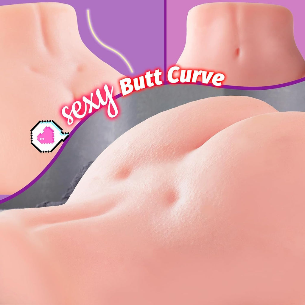 SilhouetteSplit Portable Dual Channel Male Stroker Sex Doll 4.2LB