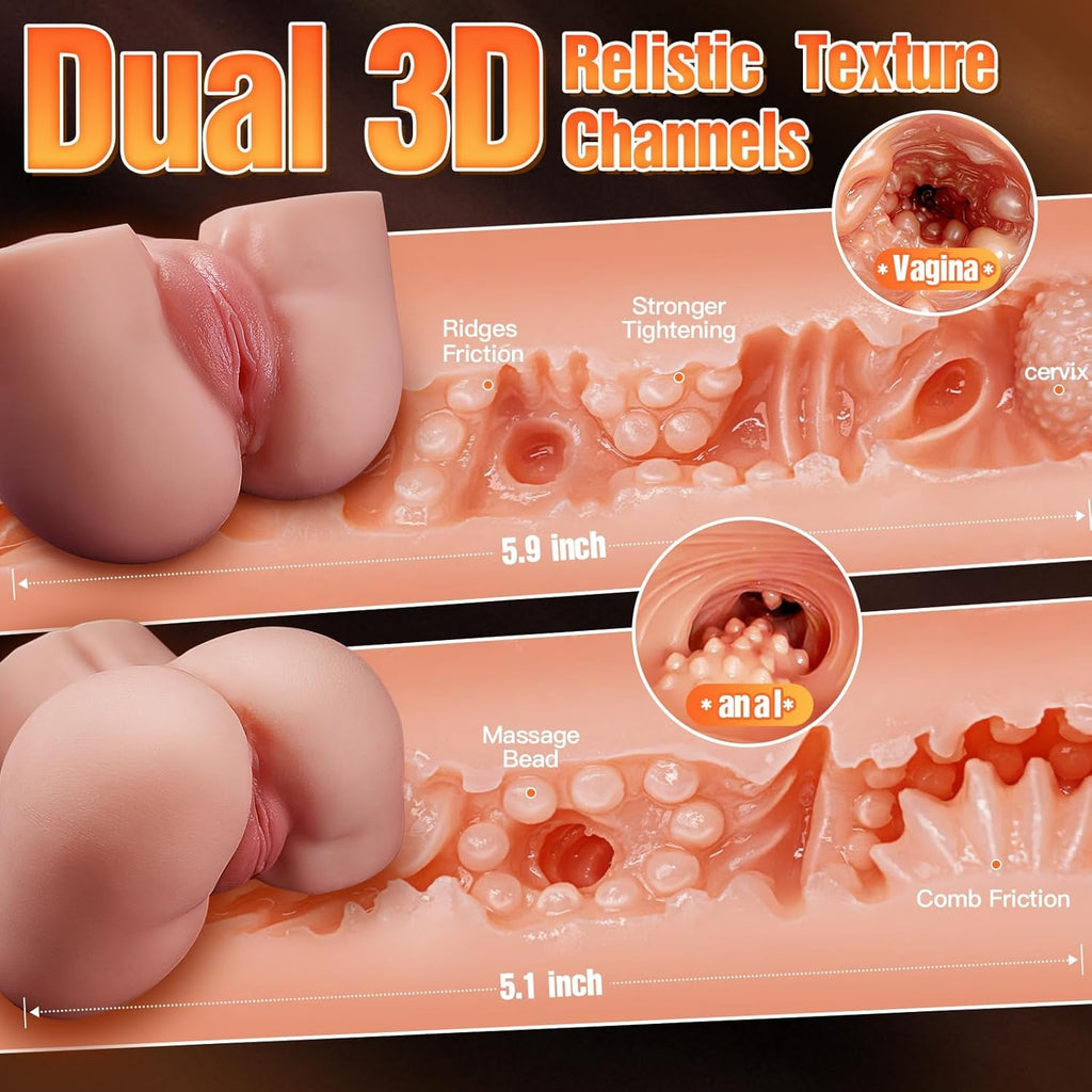 PlushCore Sex Doll Torso Dual Channel 6LB Masturbator