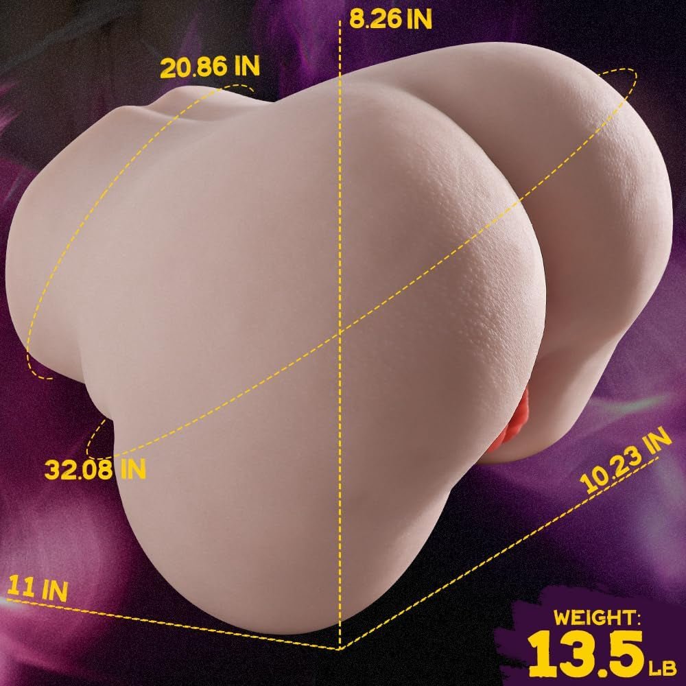 ApexCurves Dual Channel Stroker Sex Doll 13.5LB TPE