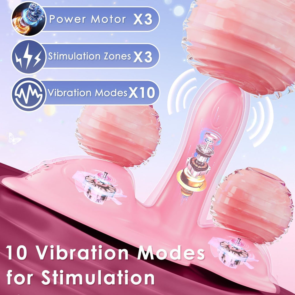 MonarchRide Sit and Ride Triple Motor Dildo Machine