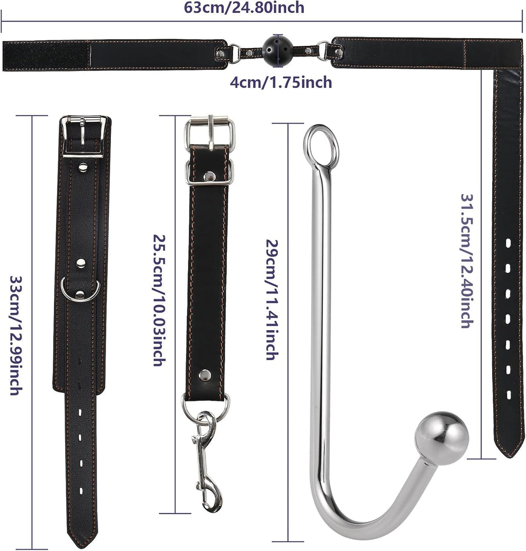 GagBound Anal Hook Ball Gag Bondage Kit