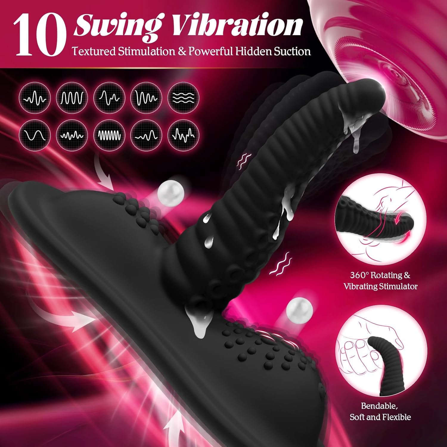 WildTentacle Ride-On Tentacle Swing Dildo with Remote