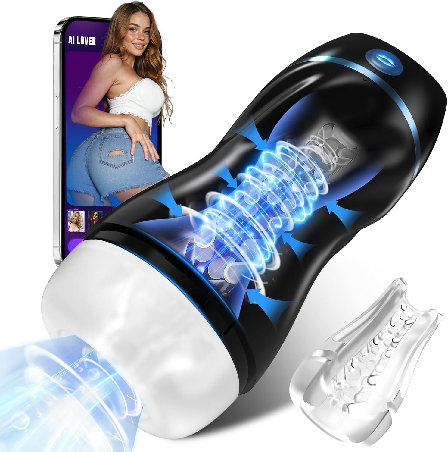 PulseCore Automatic Male Masturbator 7 Vibration 3 Suction