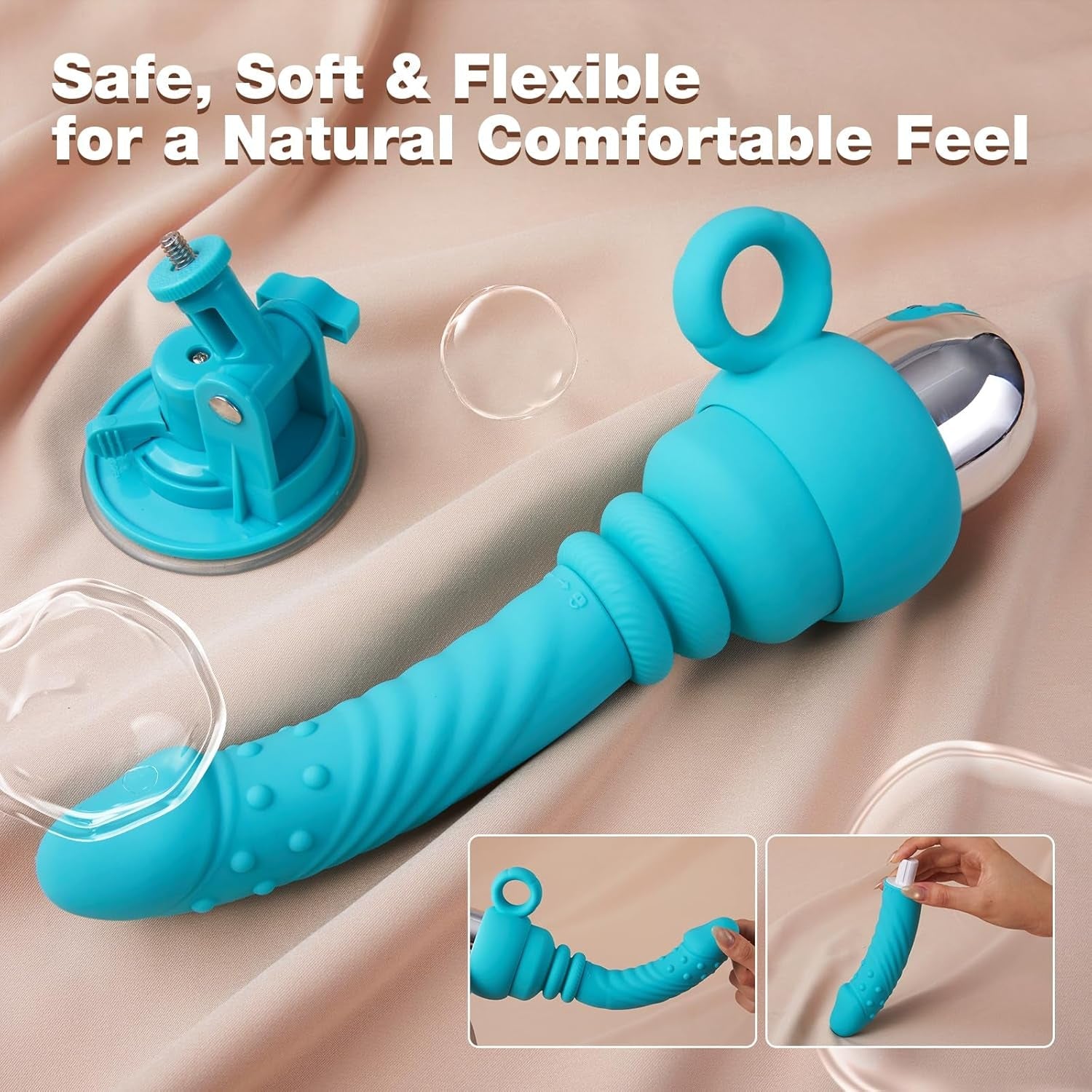PulseRide Portable Thrusting Dildo with App Control