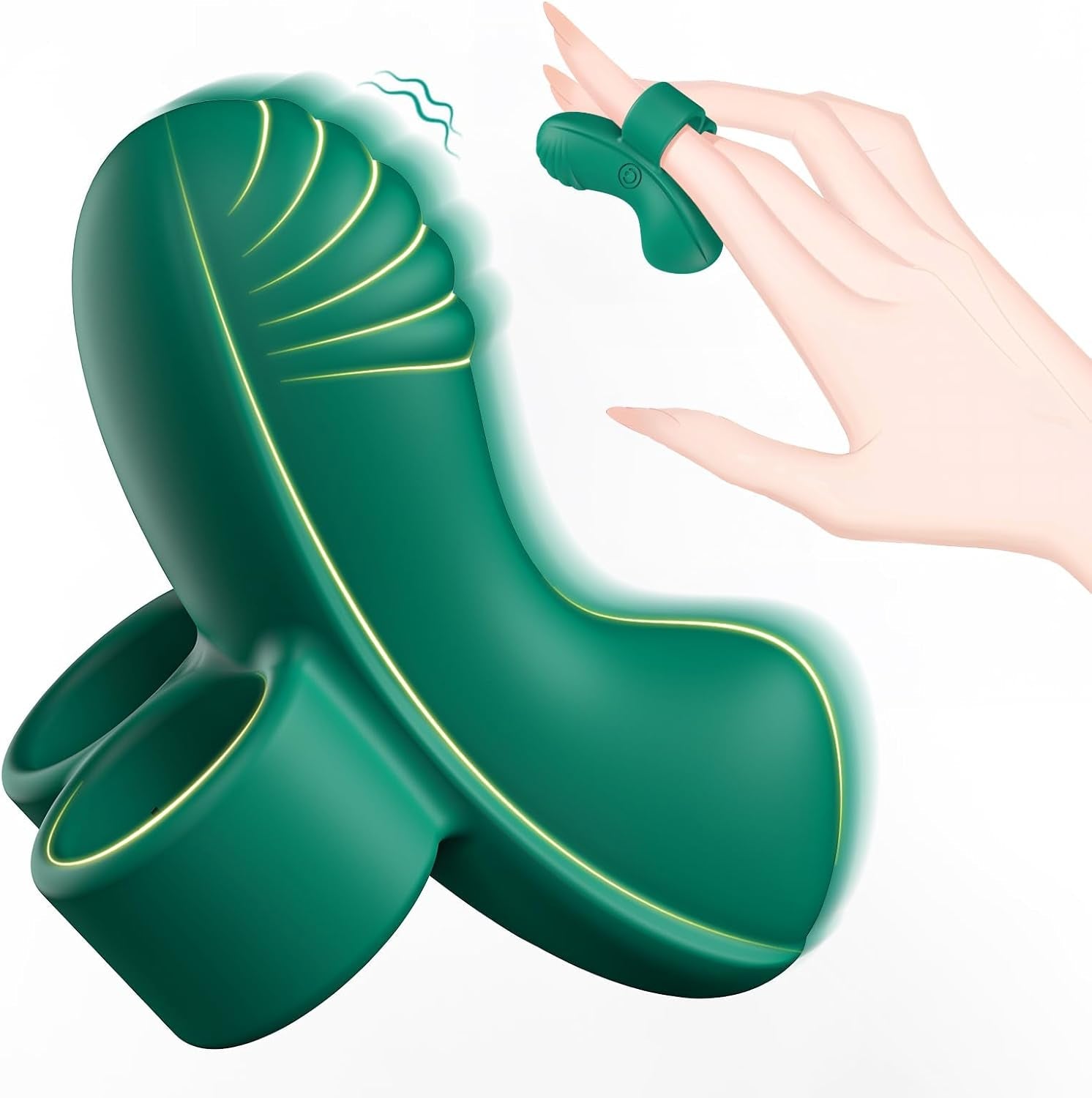 VelouraX Finger Vibrator 10 Modes Waterproof Mini