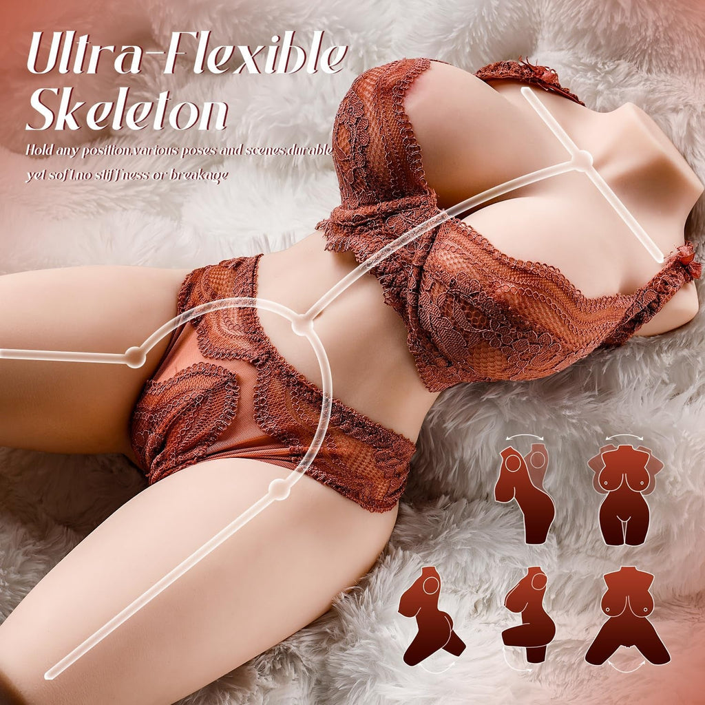PrimeForm 3-in-1 Torso Stroker Sex Doll 11LB