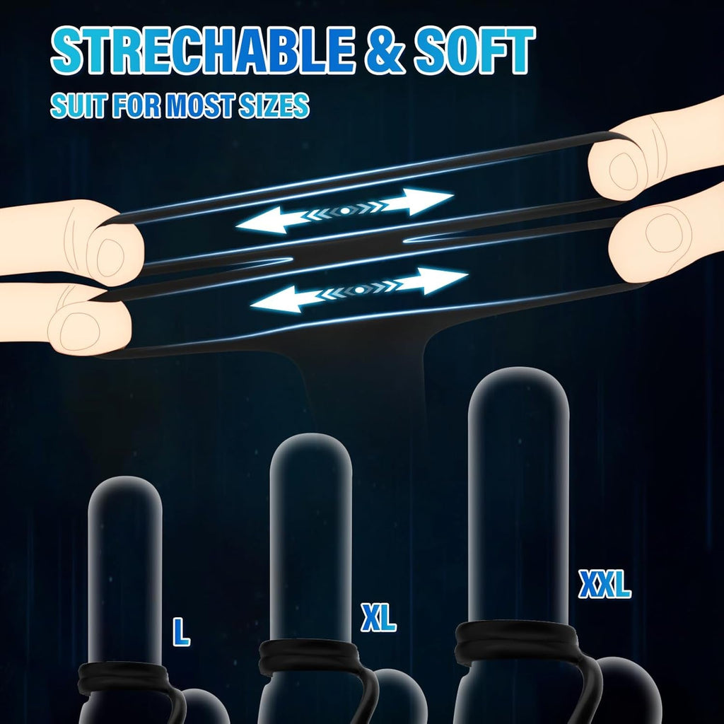 CorePulseX Prostate Massager Cock Ring 10 Modes Remote Silicone