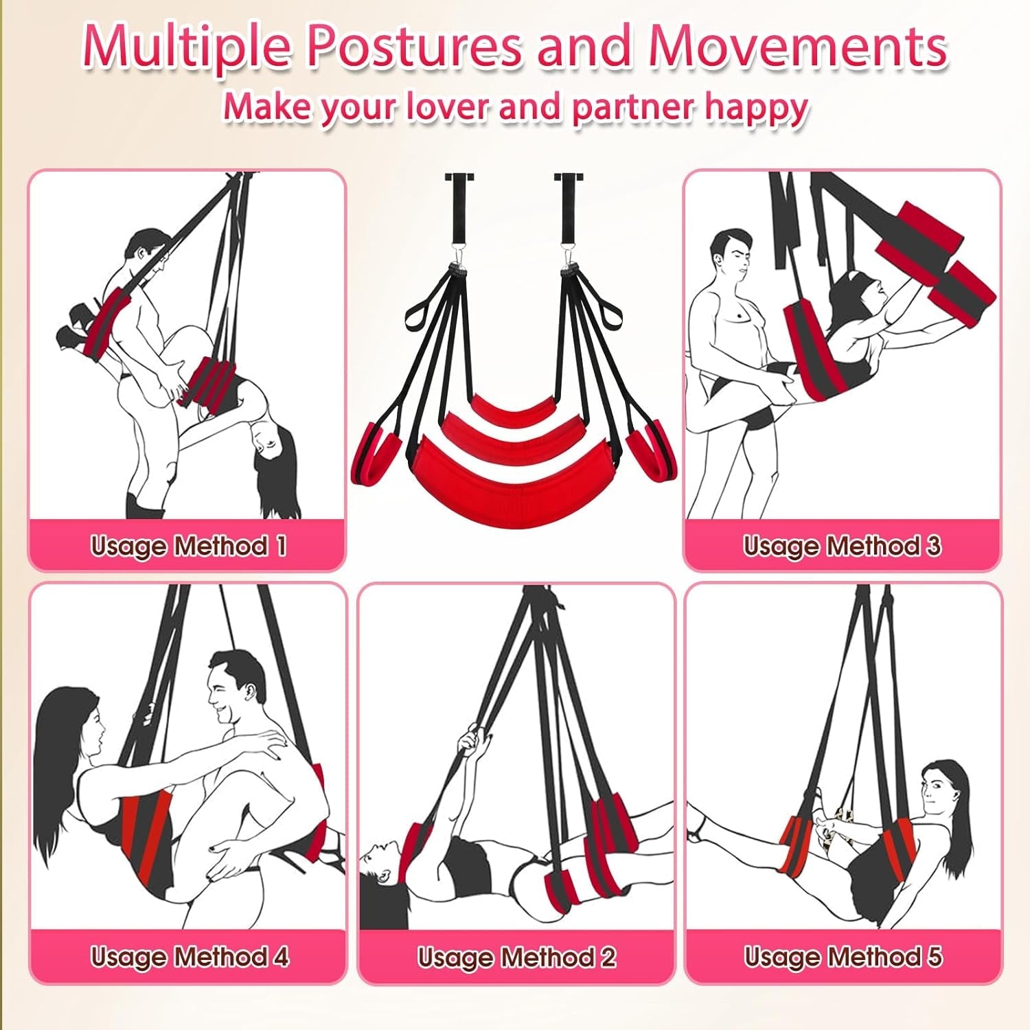 ShadowLift Adjustable BDSM Door Swing for Couples