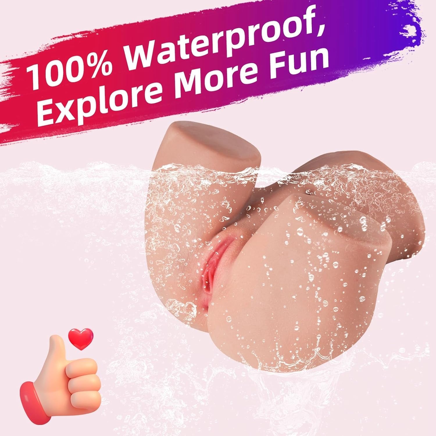 LuxeGrip Portable Sex Doll 5.9LB | Dual Channel Stroker Kit