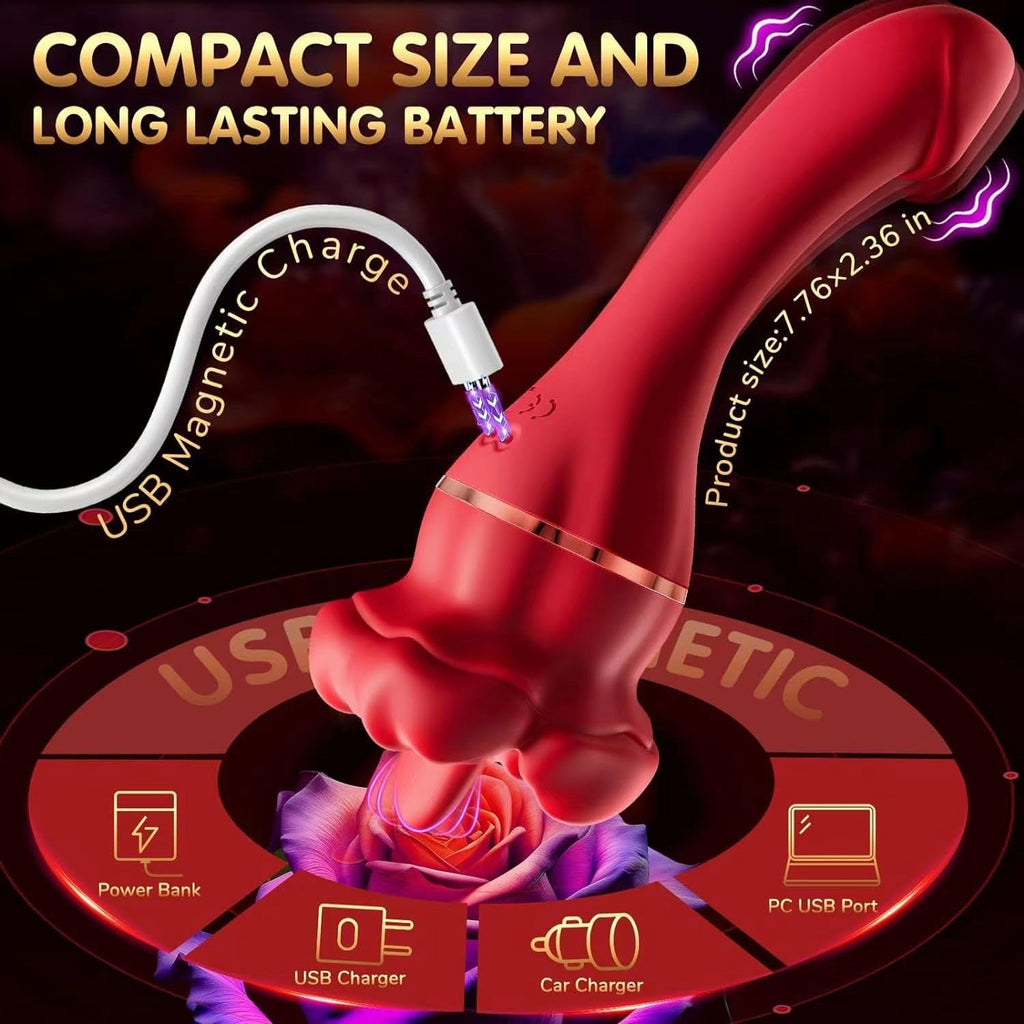 VelixaMouth Tongue Vibrator 20 Modes Clit Stimulator Toy
