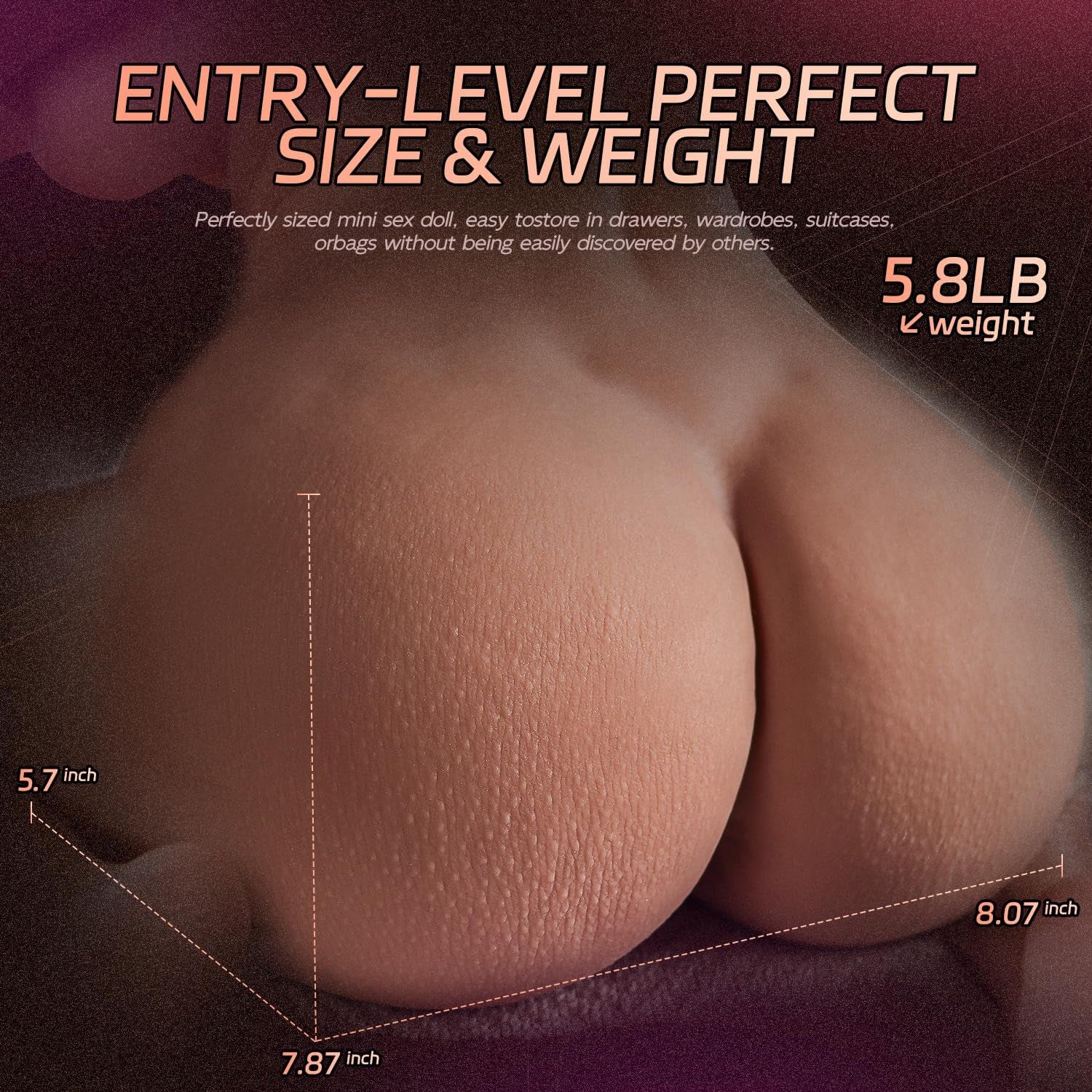 EliteDual Realistic Male Masturbator Pocket Doll | Dual Channel