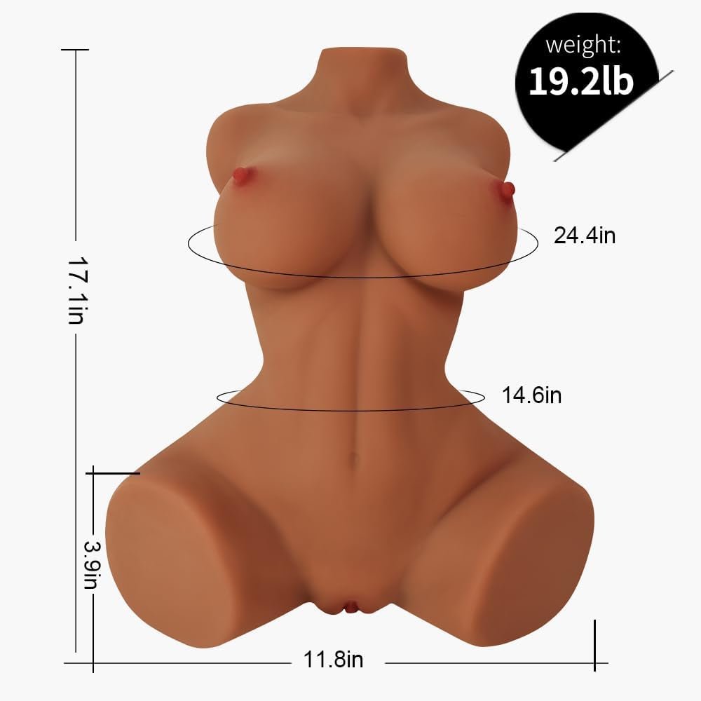 SpineFlex 3-in-1 Torso Stroker Dual Channel Sex Doll