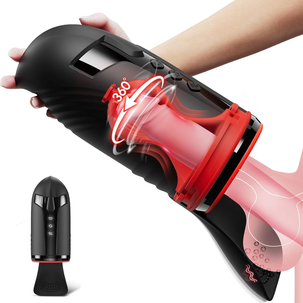 TitanFlow 4-in-1 Male Stroker 10 Modes Pump Trainer