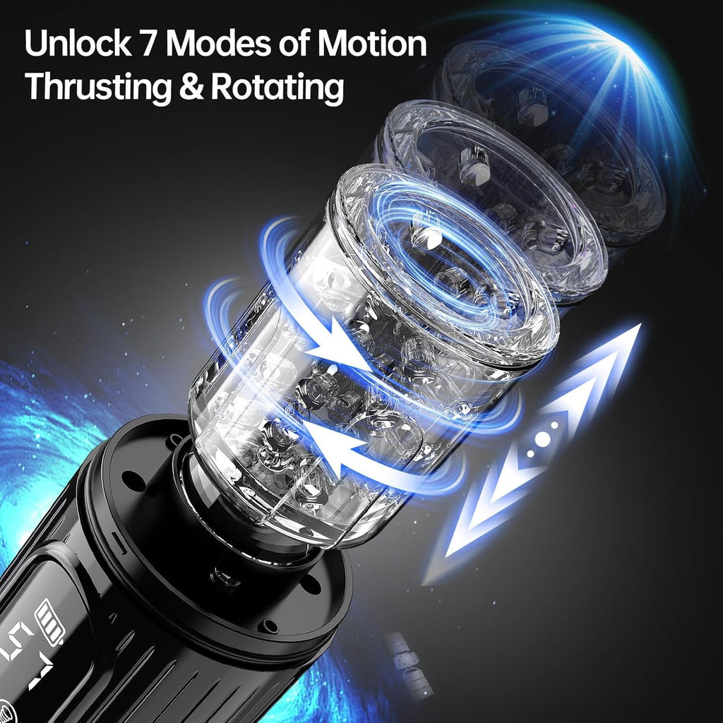 ThryveX AI Male Masturbator Thrust Rotation Suction App