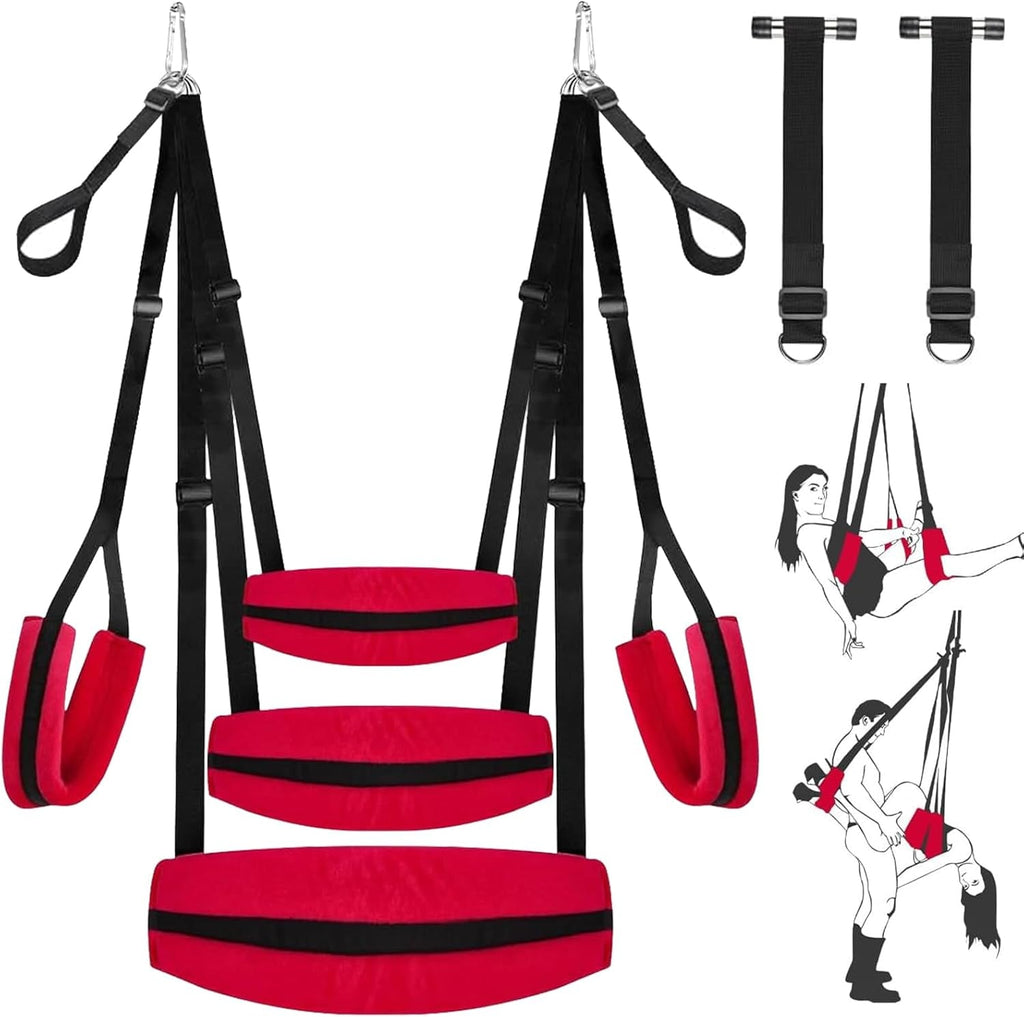 LunarisX Door Sex Swing Adjustable 300lb Support Harness