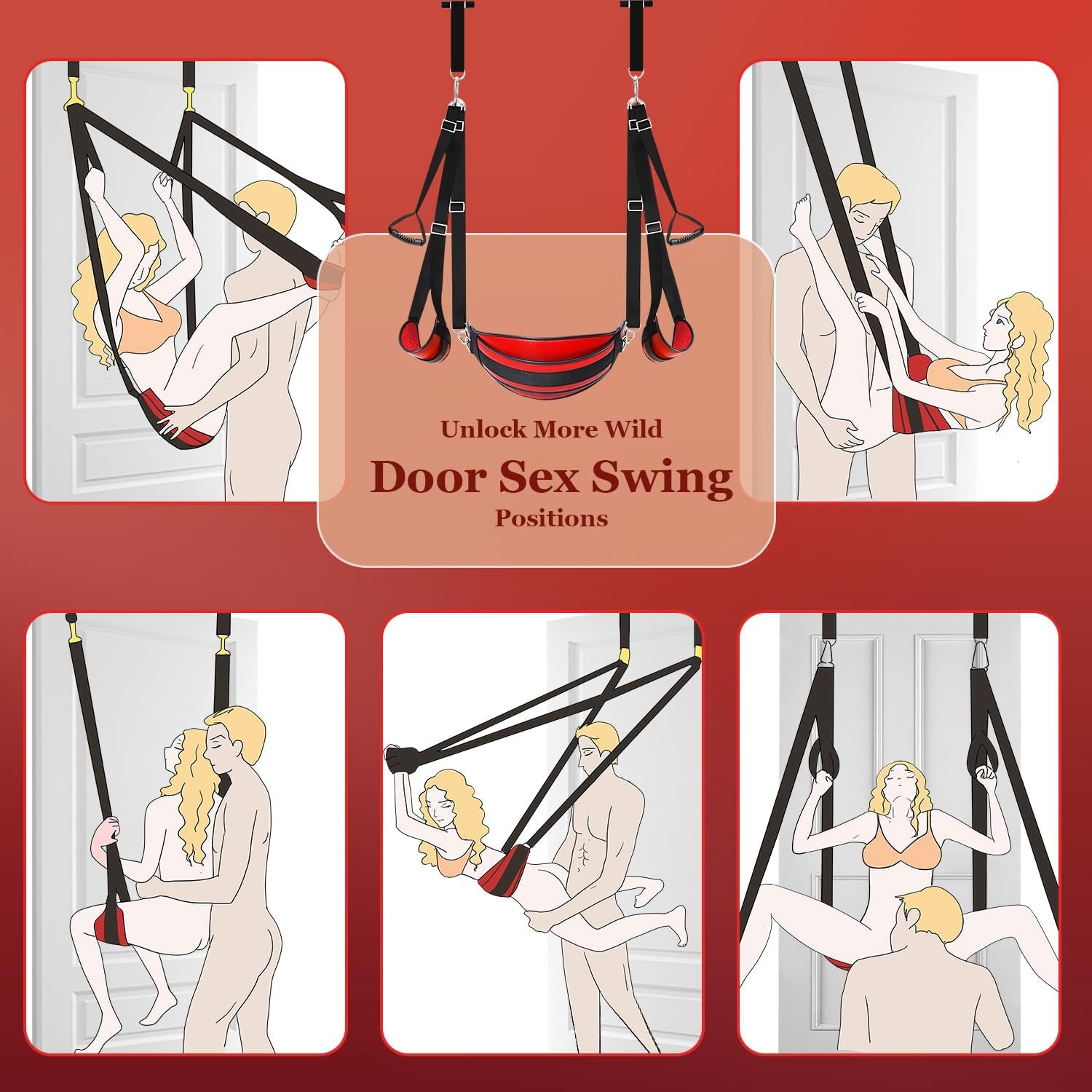 AerialyX 2-in-1 Door Sex Swing Large Cushion