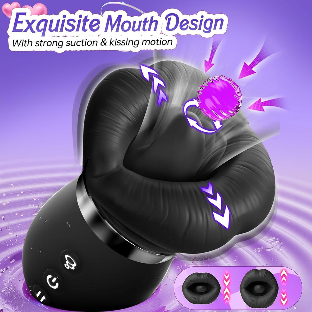 VantelleX AI Bloom Wand Clit Sucker App Waterproof Quiet