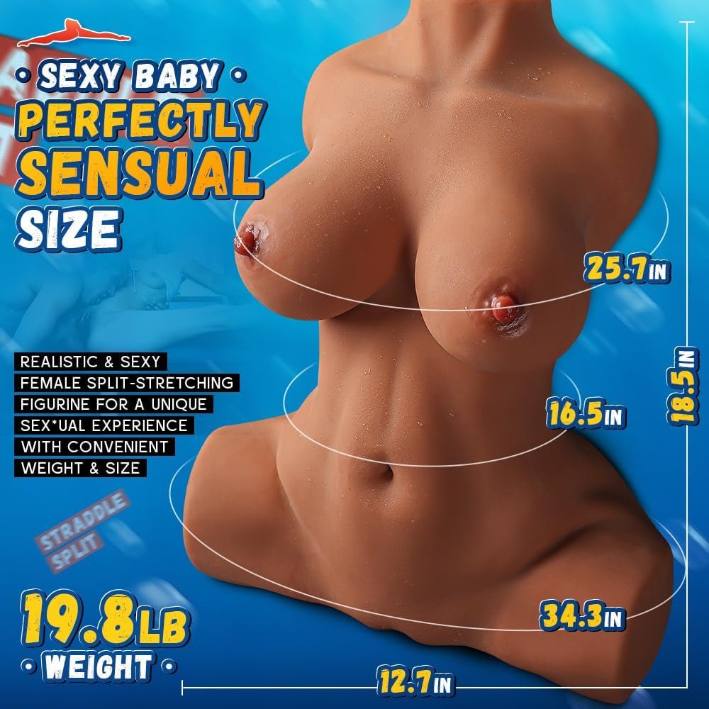 GoldenForm Realistic Torso Sex Doll 19.8LB