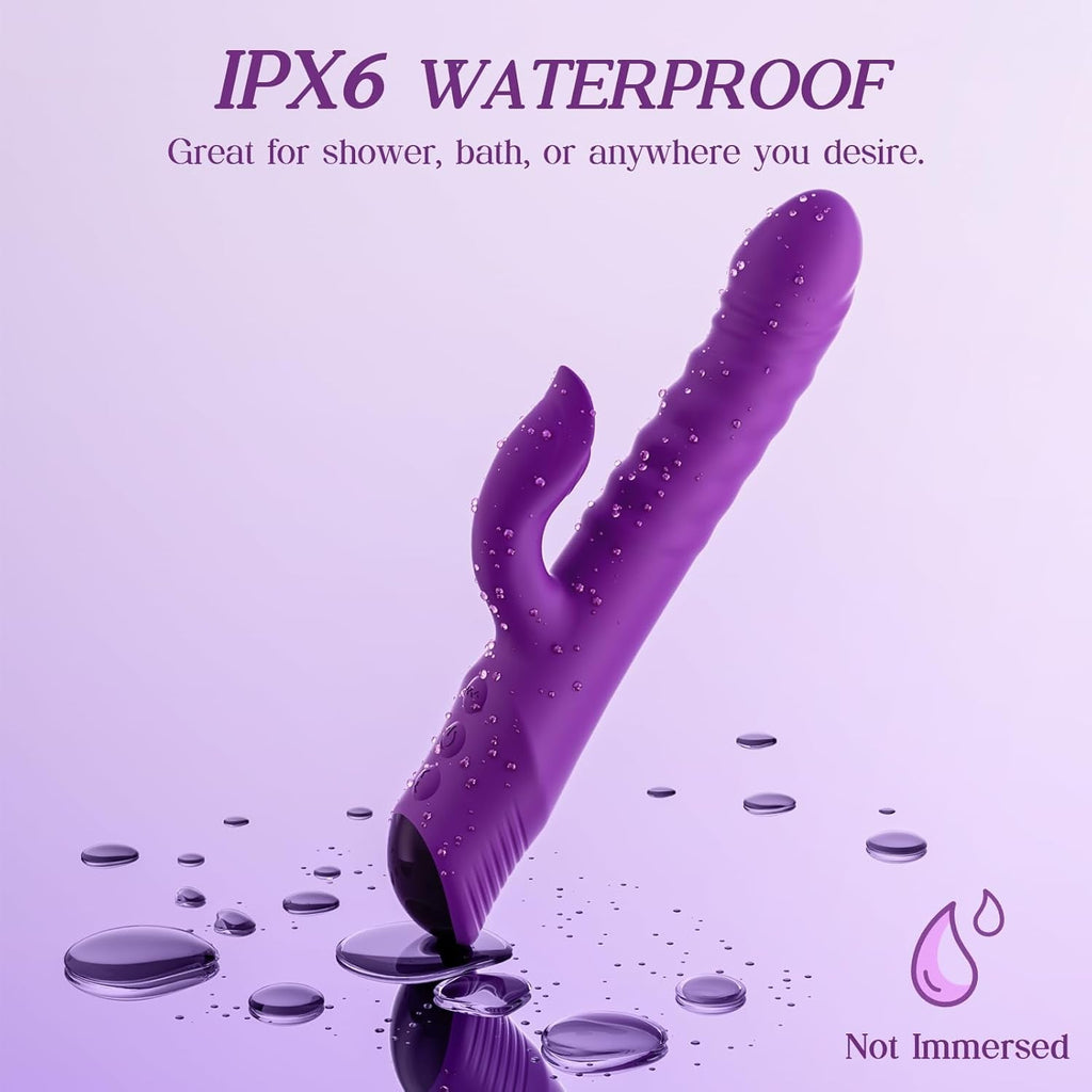 VantaFlex Thrusting Rabbit Vibrator 7 Modes Type-C Waterproof