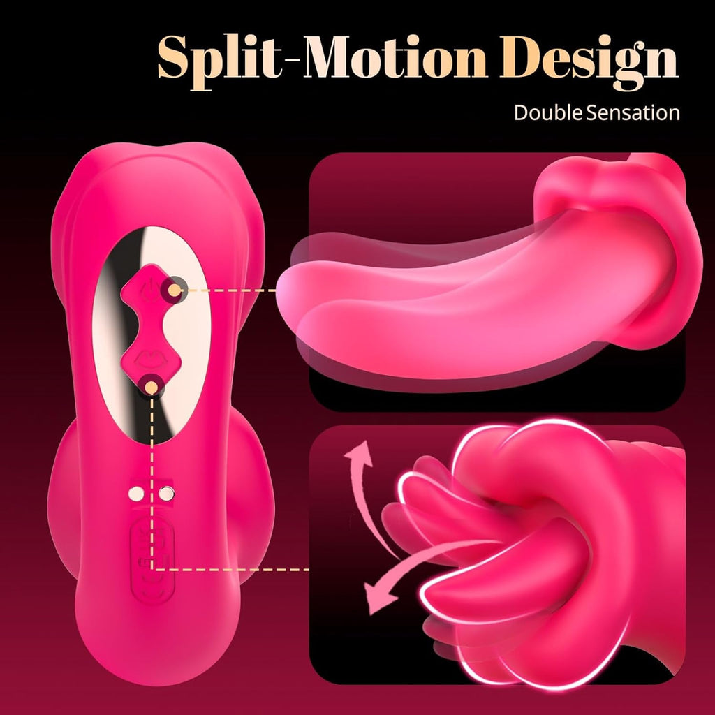LunexaSync App Tongue Vibrator 20 Modes G-Spot Clit Toy