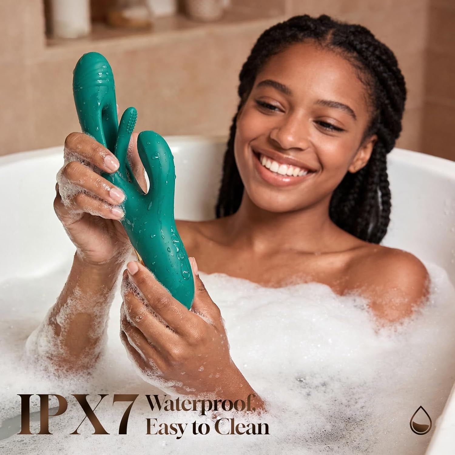 VerdePulse Rabbit Vibrator 14 Modes Flapping Waterproof