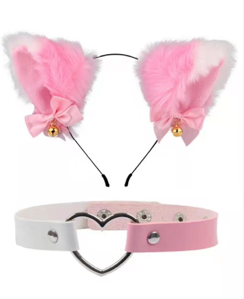 FoxFlare Fox Tail Anal Plug Set Collar Clamps Ears