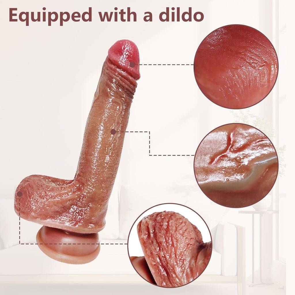 FlexBounce Adjustable Sex Position Chair with Dildo