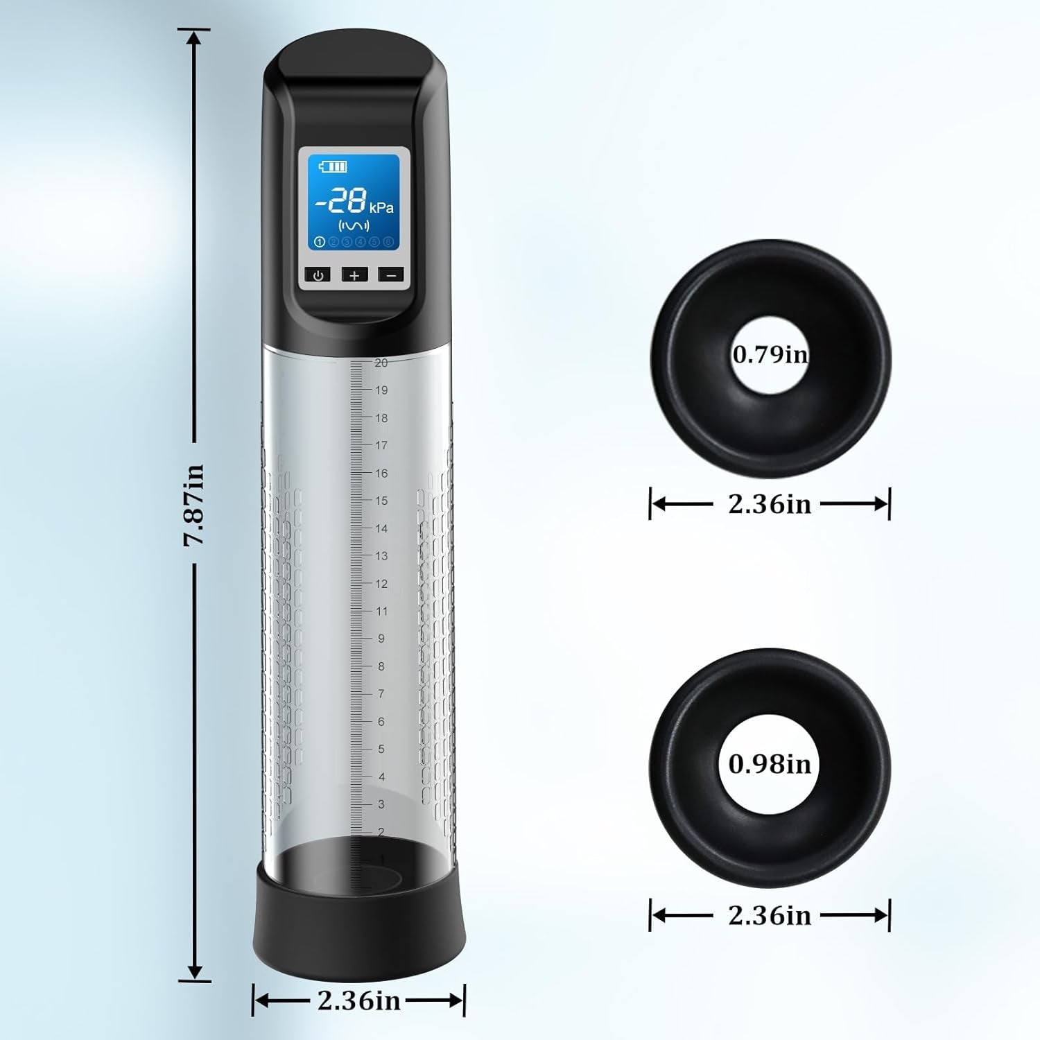 CoreDrive Electric Penis Pump 6 Modes LED Display