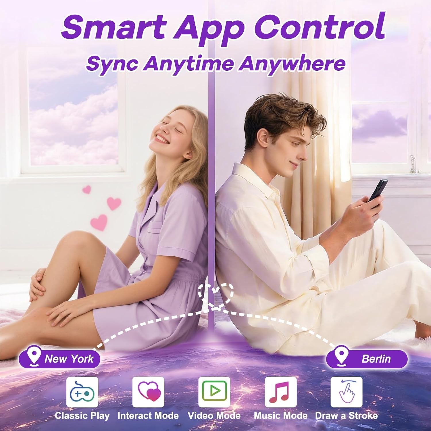 ButterflyPearl Wearable Panty Vibrator APP Control