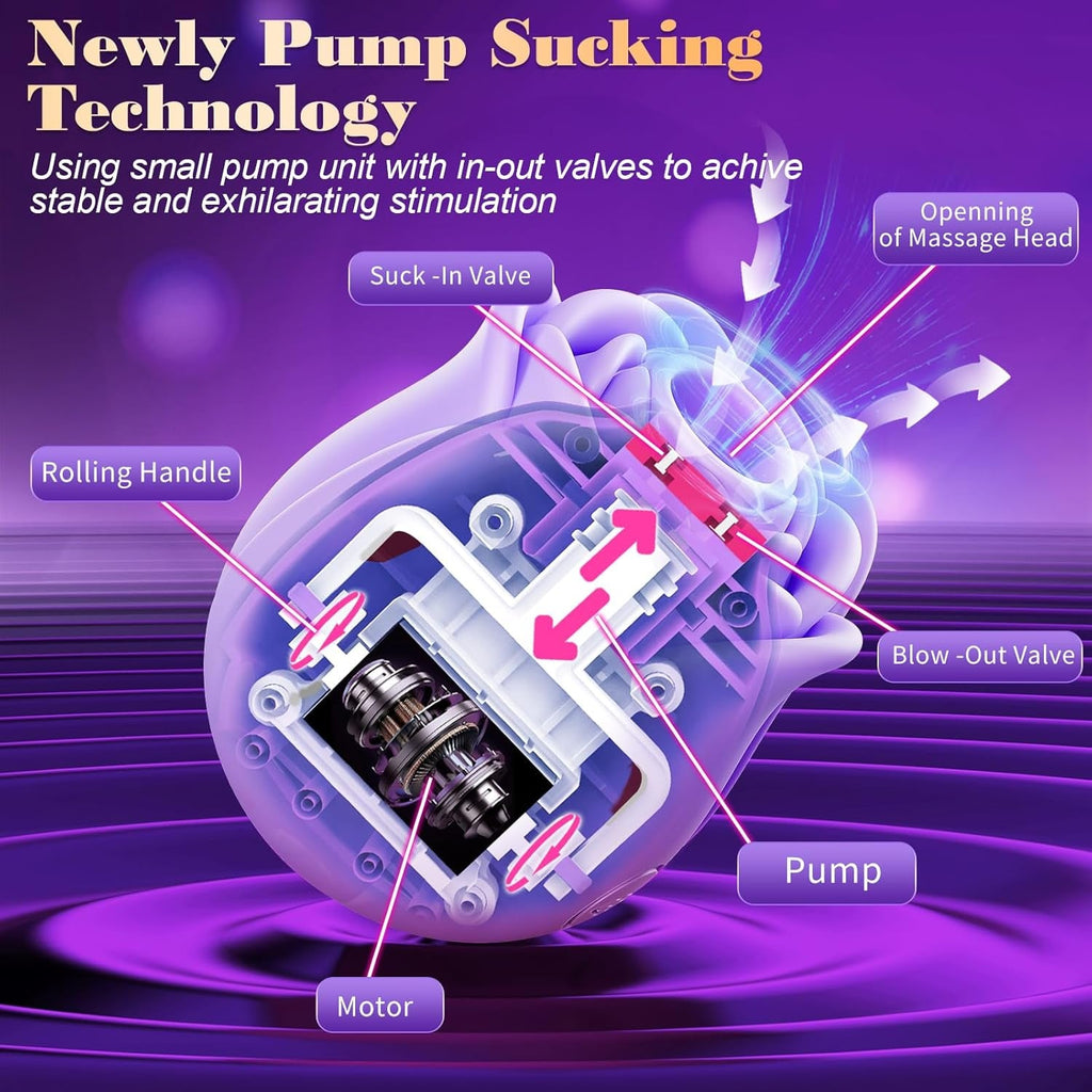 VelouryX Rose Clit Sucker 10 Modes App Quiet Waterproof