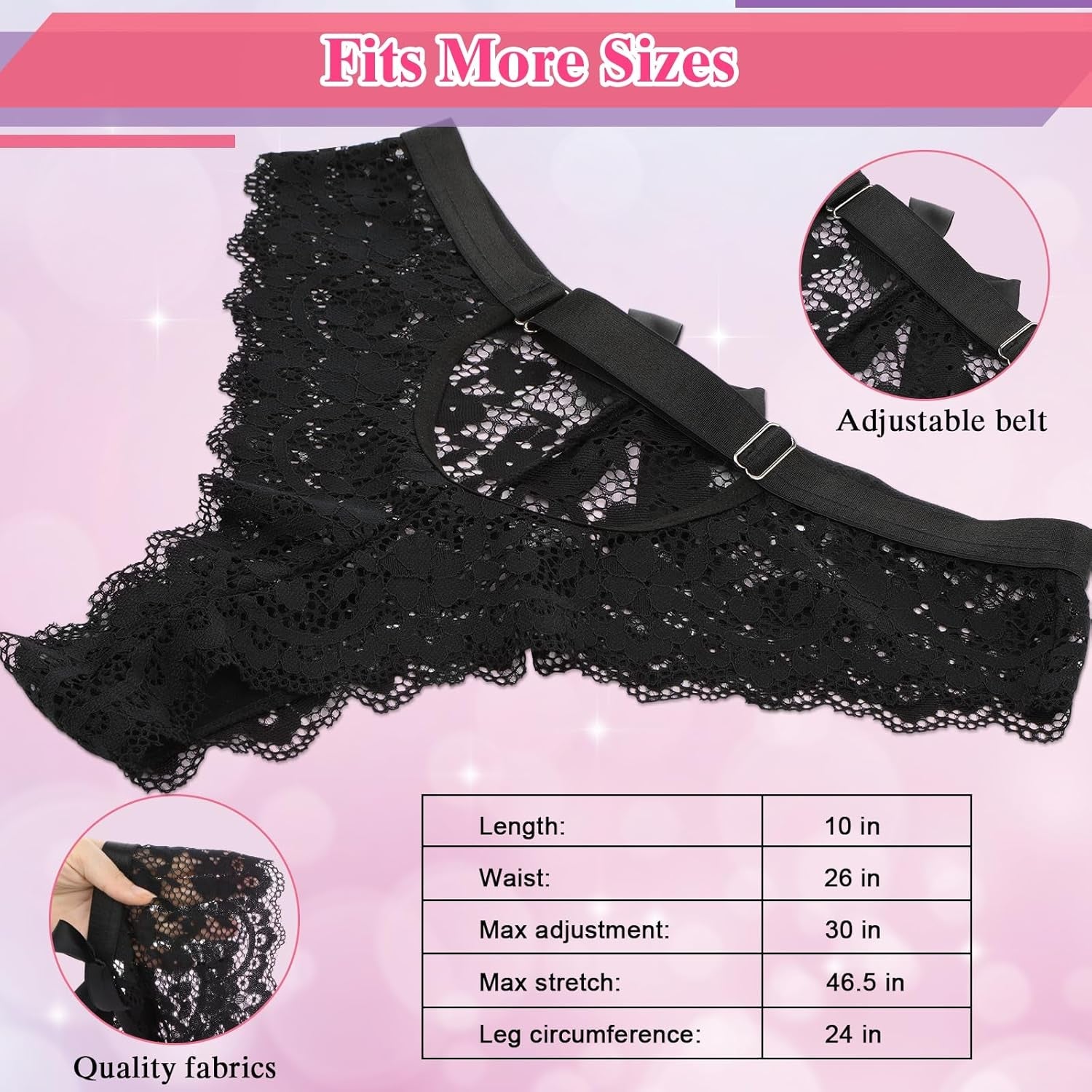 LaceWhisper Lace Remote Panty Vibrator 10 Modes