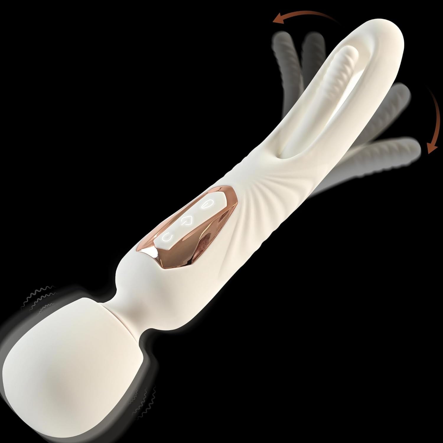 FlexWand Dual-Ended Flexible Wand Vibrator 10 Flapping 7 Modes