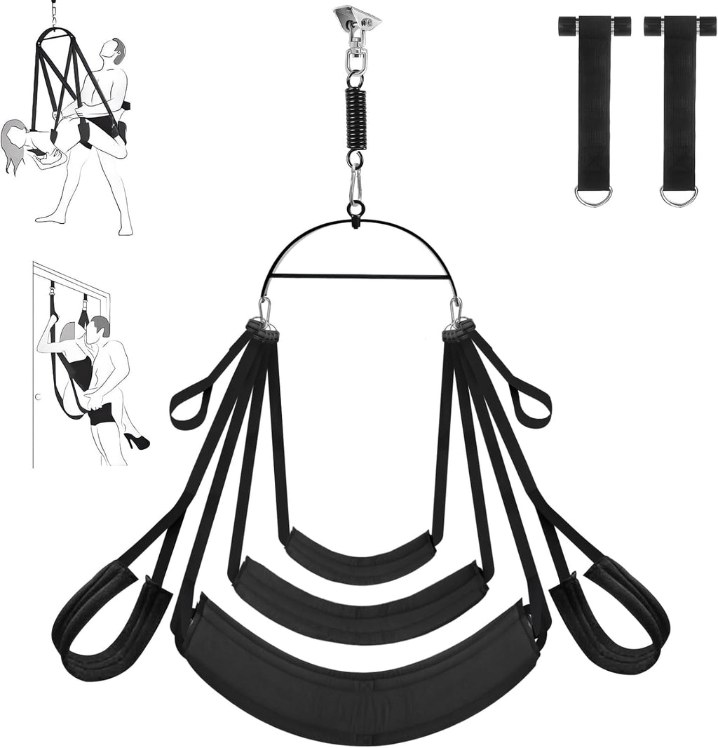 OrbitBond BDSM Sex Swing with Handcuffs 360°